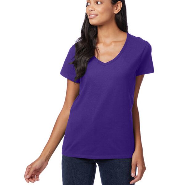Ladies' Perfect-T V-Neck T-Shirt Thumbnail