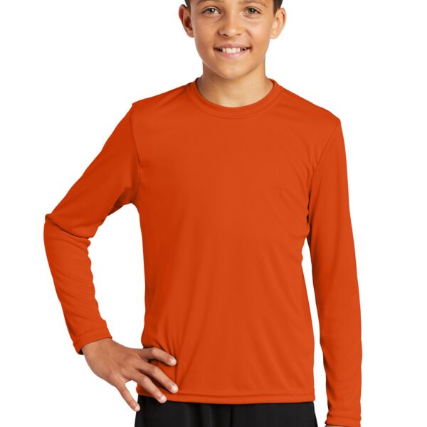 WR Bball Youth Long Sleeve PosiCharge ® Competitor Tee Thumbnail